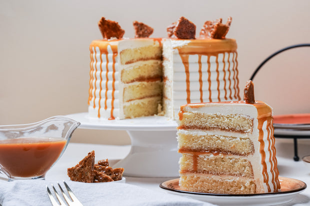 Vanilla Salted Caramel Cake